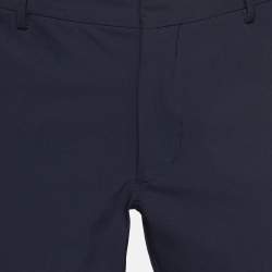 Pre Owned Prada Navy Blue Gabardine Straight Leg Trousers XL 