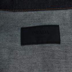 Pre Owned Prada Button Up Denim Jacket L