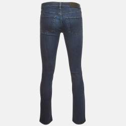 Pre Owned Prada Blue Denim Slim Fit Jeans XS/Waist 30"
