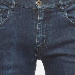 Pre Owned Prada Blue Denim Slim Fit Jeans XS/Waist 30"
