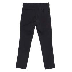 Prada Charcoal Grey Wool Slim Fit Trousers XS
