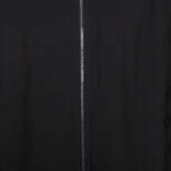 Prada Black Nylon Zip Front Jacket XXL