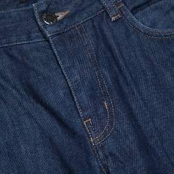 Pre Owned Prada Indigo Denim Straight Fit Jeans S