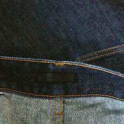 Pre Owned Prada Indigo Denim Straight Fit Jeans S