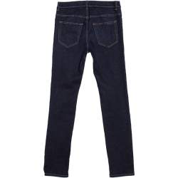 Pre Owned Prada Navy Blue Denim Skinny Fit Jeans S