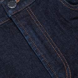 Pre Owned Prada Navy Blue Denim Skinny Fit Jeans S