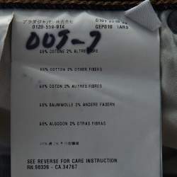 Pre Owned Prada Indigo Denim Tapered Fit Jeans M