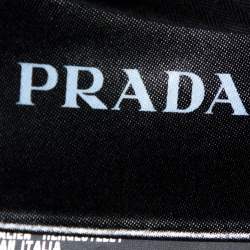 Prada Navy Blue Mohair & Wool Tailored Slim Fit Trousers L