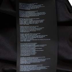 Pre Owned Prada Charcoal Grey Stretch Cotton Paneled Crew Neck T-Shirt XXL