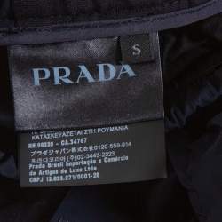 Prada Black Jersey Patch Detail Track Pants S