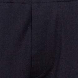 Prada Black Jersey Patch Detail Track Pants S
