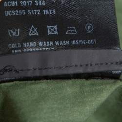 Pre Owned Prada Light Blue Mountains Print Cotton Camp Collar Shirt L