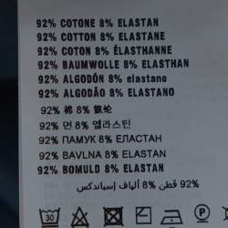 مملوكة مسبقًا Prada Slate Blue Cotton Jersey Round Neck T-Shirt XL