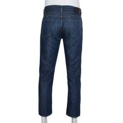 Pre Owned Prada Navy Blue Denim Straight Leg Jeans XL