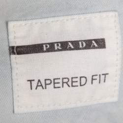 Pre Owned Prada Navy Blue Denim Tapered Fit Jeans L