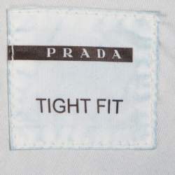 Pre Owned بنطلون جينز برادا دينم أزرق كحلي مقاس كبير - لارج