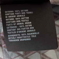 Pre Owned Prada Multicolor Printed Cotton Short Sleeve Shirt M