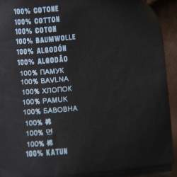 Pre Owned Prada Brown Cotton Pique Contrast Trim Polo T-Shirt S