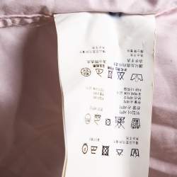 Pre Owned Prada Light Pink Cotton Button Front Shirt L