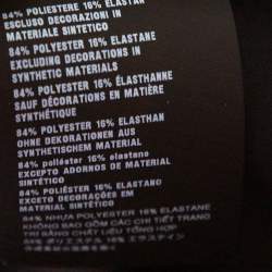 Pre Owned Prada Black Technical Jersey Logo Detail Long Sleeve Sweatshirt M