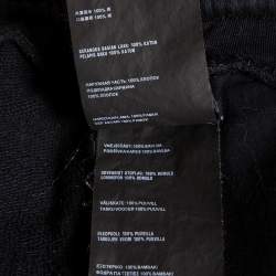 مملوكة مسبقًا Prada Black Cotton Knit Shorts L