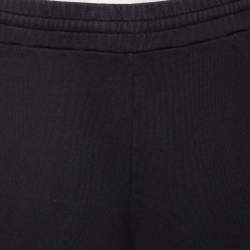 مملوكة مسبقًا Prada Black Cotton Knit Shorts L