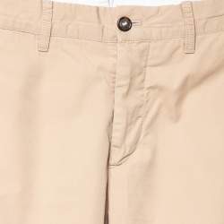 مملوكة مسبقًا Prada Beige Cotton Chino Pants XS
