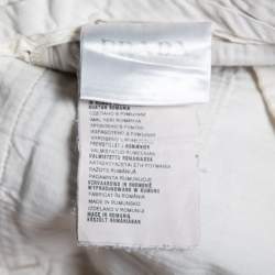 مملوكة مسبقًا Prada Beige Cotton Chino Pants XS