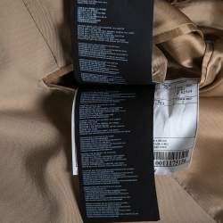 Prada Beige Synthetic Button Front Blazer 4XL
