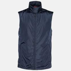 Prada Sport Navy Blue Technical Gilet M
