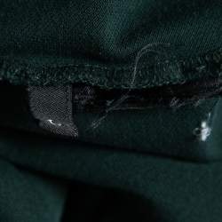 مملوكة مسبقًا Prada Green Cotton Pique Short Sleeve Polo T-Shirt L