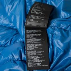 Prada Blue Synthetic Sleeveless Down Jacket 3XL