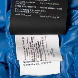 Prada Blue Synthetic Sleeveless Down Jacket 3XL