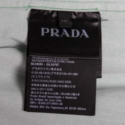 Prada Multicolor Double Match Print Cotton Bowling Shirt XL