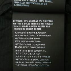Prada Navy Blue Cotton Trousers L