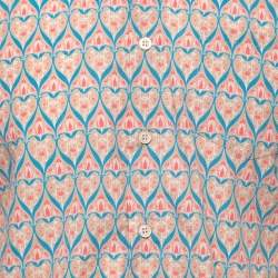 Prada Blush Pink Printed Cotton Short-Sleeve Shirt M
