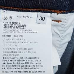 Prada Blue Denim Slim Fit Jeans S Waist 30"