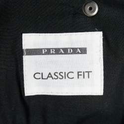 Pre Owned Prada Black Denim Straight Leg Jeans 4XL