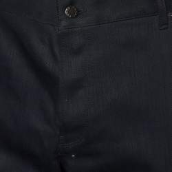 Pre Owned Prada Black Denim Straight Leg Jeans 4XL