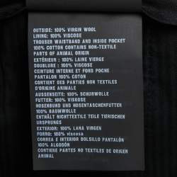 Prada Charcoal Grey Wool Trousers M