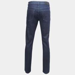 Prada Dark Blue Denim Tapered Jeans L Waist 34"