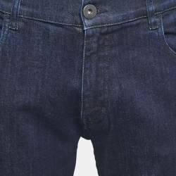 Prada Dark Blue Denim Tapered Jeans L Waist 34"
