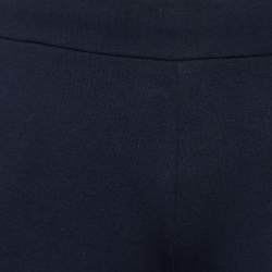 Pre Owned Prada Navy Blue Cotton Knit Pants L