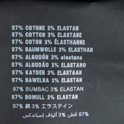 Pre Owned Prada Navy Blue Cotton Knit Pants L