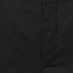 Prada Black Wool Trousers XL