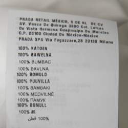 Pre Owned Prada White Cotton Crew Neck T-Shirt L