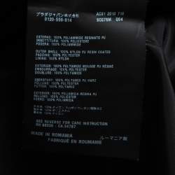 Prada Black Nylon Zip Front Hooded Jacket L