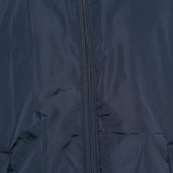 Pre Owned Prada Navy Blue Nylon Zip Front Jacket L