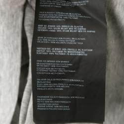 Prada Grey Cotton Knit Pocket Detail T-Shirt M