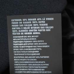 Prada Navy Blue Wool Suit L